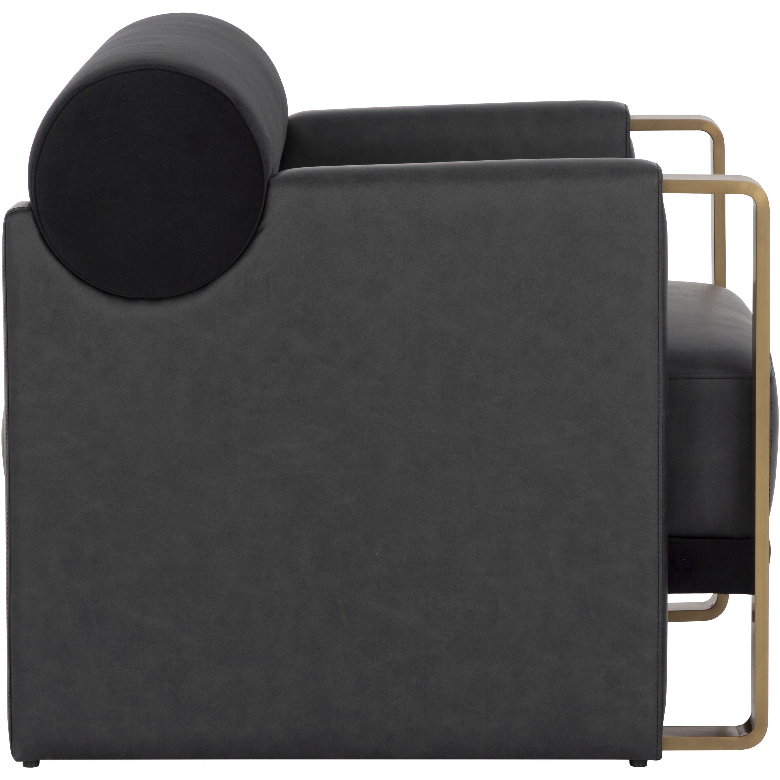 Edgar Bravo Black / Abbington Black Lounge Chair